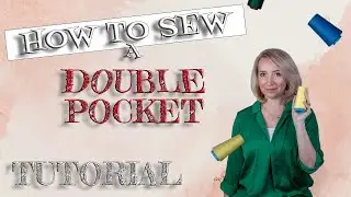 How to sew DOUBLE POCKET.