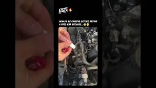Be Careful when buying a used car
