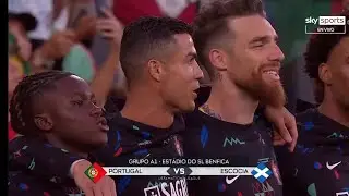 Portugal vs Scotland National Anthem - Nations League 2024/25