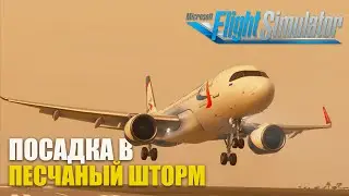 Microsoft Flight Simulator - Sandstorm Landing on Airbus A320 NEO