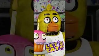 Chica meets Withered Chica [FNAF/Blender] #fnaf #shorts #chicachicken