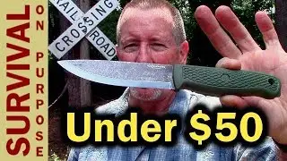Under $50 Bushcraft Knife - The Condor Terrasaur Rocks!