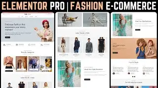 Build a FASHION ECOMMERCE Website with ELEMENTOR PRO, WooCommerce & WordPress 🔥