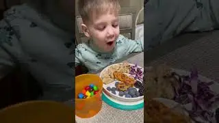My son rates his dinner 