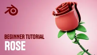 February Giveaway - Create a Lovely Rose - Blender 3D Tutorial