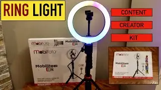 Mobifoto Ring Light | Content Creator Kit | Mobilite 8r - Unboxing & Setup.