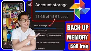 15GB Memory BackUp| how to use Google Photos | what is google photos app