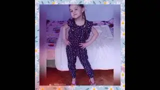 Любимая внученька Анютка - наша Розочка....