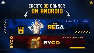 How To Make 3D Gaming Banner On Android || PUBG/BGMI 3D Banner Tutorial.