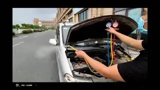How to fill the air conditioner with refrigerant