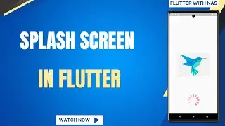 How to Create a Splash Screen in Flutter App | Without external package