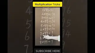 Multiplication Tricks  #shors #education #maths #tricks