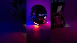 Cyberpunk Mask LED Pixel Display