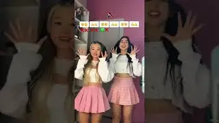Elsarca and Kika Kim 😍 TikTok challenge XO TEAM 