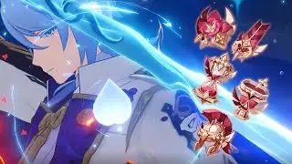 C0 R1 Ayato Gladiator Set Spiral Abyss 2.6 | Genshin Impact