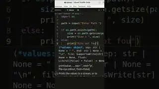 Find  file size in python 