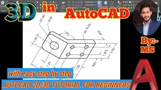 Autocad 3d video for beginners, 3d videos,#autocad #3dmodeling #autocadforbeginners #technologynaaz