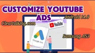 Customize YouTube Ads you see on YouTube? 