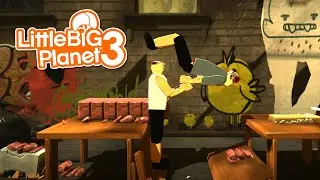 WWE Bad Bunny vs. Logan - WWE Player vs. AI Bob [LittleBigPlanet 3] PS5 Gameplay