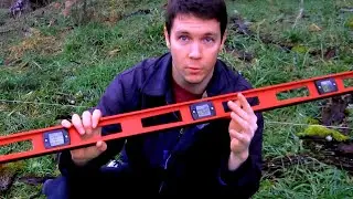 How to Measure Elevation of Land, Slope, With a String and 2 Metal Posts: No Transit or Laser Level