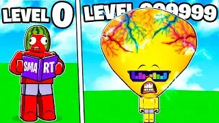 Getting The BIGGEST Brain In ROBLOX SIMULATOR