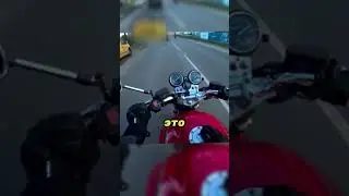 В байкера прилетел дорожный знак 🚗🏍️