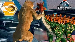 СМИЛОДОН ПРОТИВ АНКИЛОДОКА Jurassic World: Игра