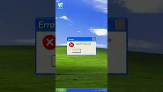 ⛔⛔WINDOWS XP ERROR MEME⛔⛔