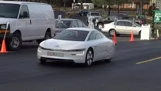 260 MPG Volkswagen XL1 on the road!