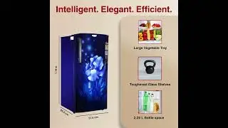 Godrej 180L 4 Star Single Door Refrigerator RD EDGENEO 207D THF AQ BL Compact & Efficient!