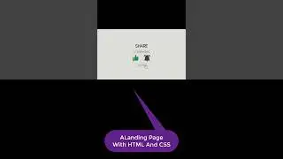 #shorts      Landing Page With HTML And CSS    WATCH FULL VIDEO: https://youtu.be/Qhd6lfkjuc4