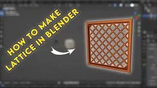 How to make Lattice in Blender | Blender Tutorial