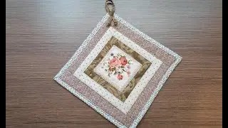 Как быстро и легко сшить кухонную прихватку.