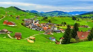 Switzerland countryside - Heavenly beautiful Swiss villages - Relaxing walk