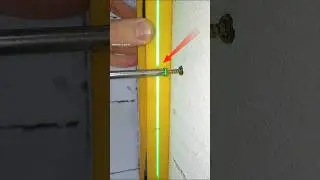 Useful Construction Tips and Tricks! How to easily and accurately install beacons for walls #shorts