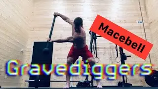 Train Core Rotation with Steel Macebell Gravediggers
