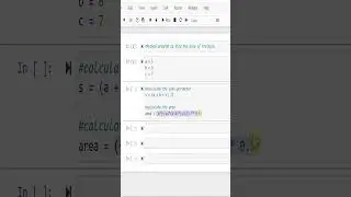 Find the Area of Traingle in Python