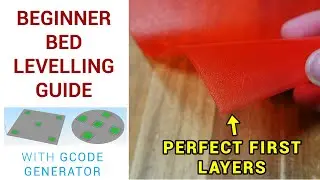 Bed levelling for beginners to achieve a perfect first layer
