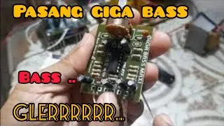 cara merangkai kit giga bass di amplifier dengan mudah