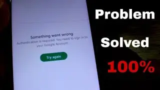 Play Store Something Went Wrong Problem । Play Store Something Went Wrong Try Again Problem