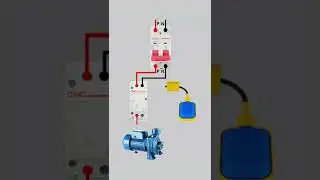 Float switch connected with modular contactor