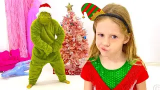 Nastya and the New Year's story for kids
