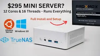 I Built a Powerful Home Server with a $295 MiniSForum Mini PC