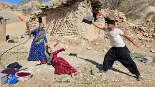 The witch's second wife tries to separate her husband from his first wife.پیر