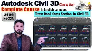 How to Draw Road Cross Section in Civil 3d | draw Road cross section in Civil 3d |Road Cross section