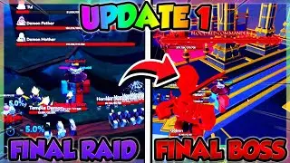 FINAL RAID & BOSS FIGHT in Anime Vanguards UPDATE 0.5!! (Roblox)