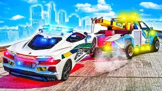 Cops CAN'T Pay, so I TOOK IT AWAY! Confiscating Police Cars in GTA 5!