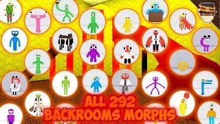 [ALL] How to get ALL 292 BACKROOMS MORPHS in Backrooms Morphs | Roblox