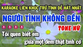 KARAOKE Liên Khúc Nhạc Trữ Tình Bolero Tone Nữ Dễ Hát Nhất - Nhạc Sống Karaoke