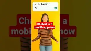 chatgpt is a mobile app now.. this insane🔥#shorts
